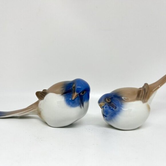 Bing and Grondahl figurines, Titmouse set of Optimist and Pessimist figurines - Picture 2 of 2